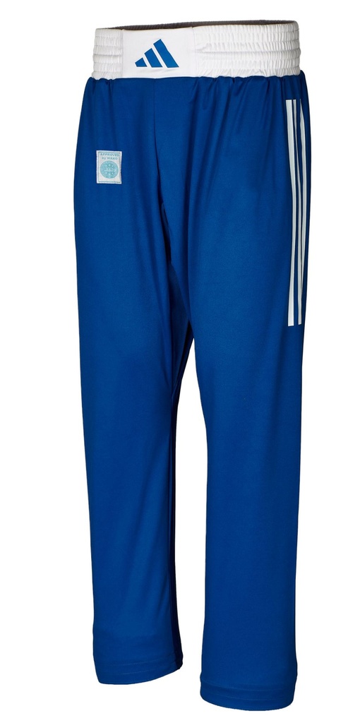 adidas Kickboxhose WAKO, Blau-Weiß 4
