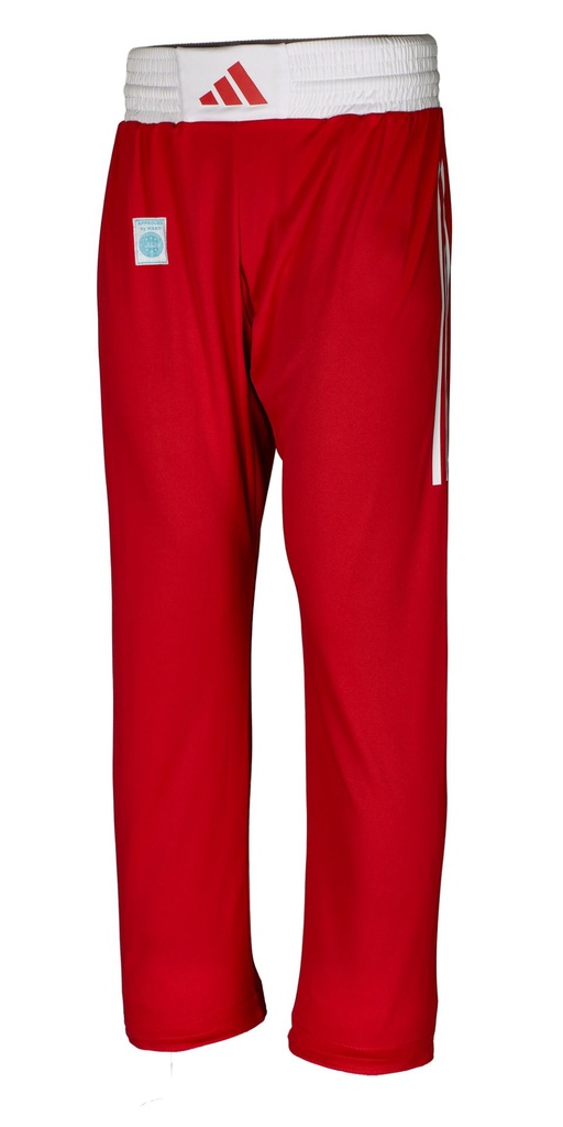 adidas Kickboxhose WAKO, Rot-Weiß 4