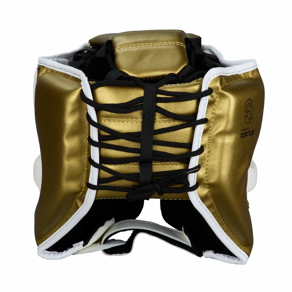 adidas Kopfschutz Cactus Speed Pro, Weiß-Gold 4