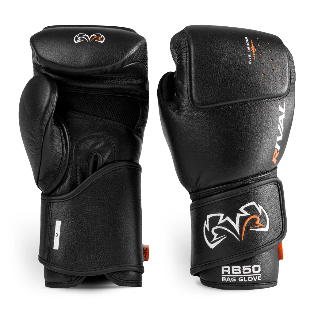 Rival Sandsackhandschuhe RB50 Intelli-Shock Compact, Schwarz
