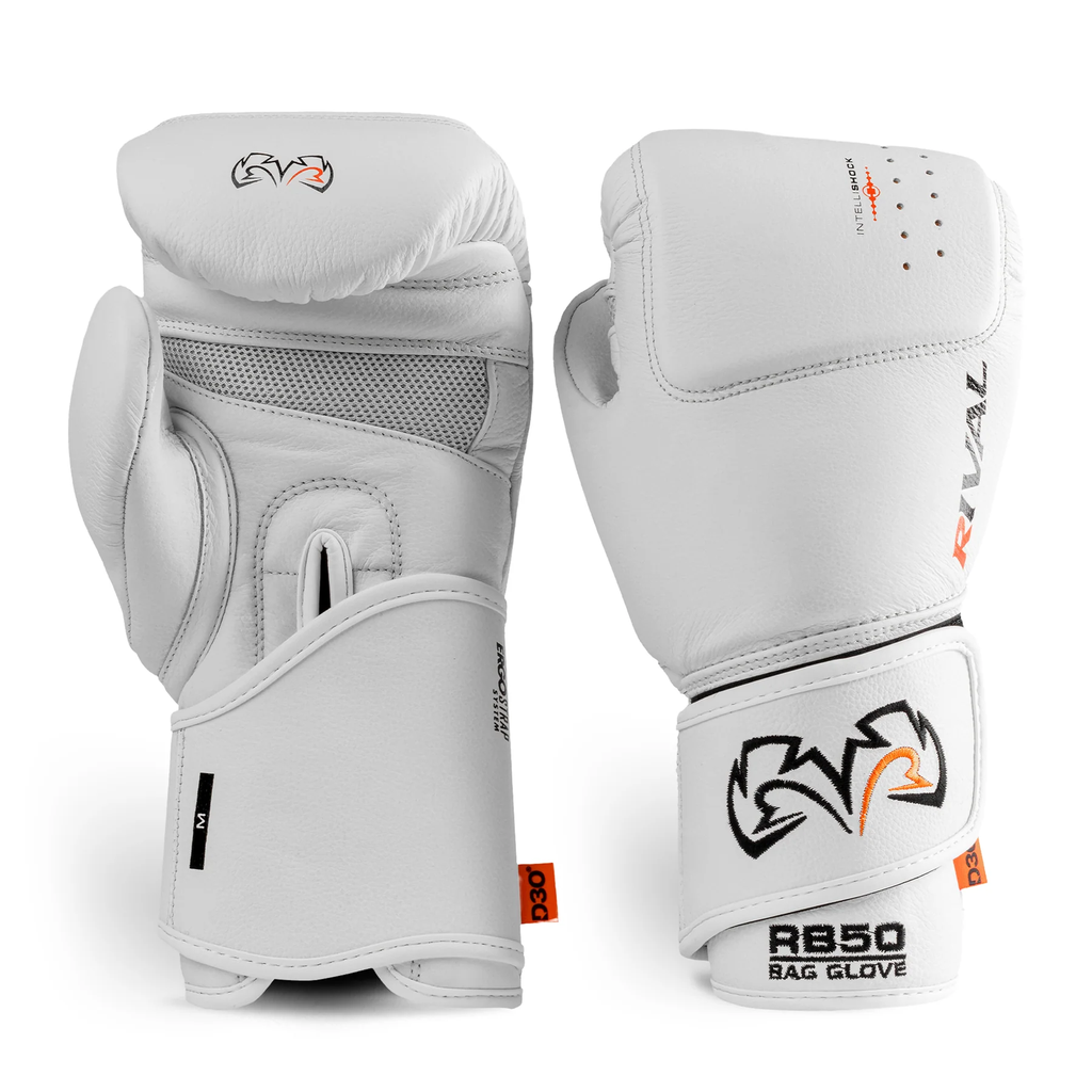 Rival Sandsackhandschuhe RB50 Intelli-Shock Compact, Weiß