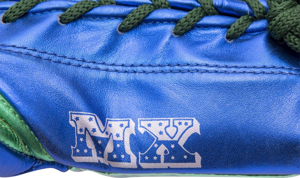 Top Ten Boxhandschuhe Pro MX Fight mit Schnürung, Blau