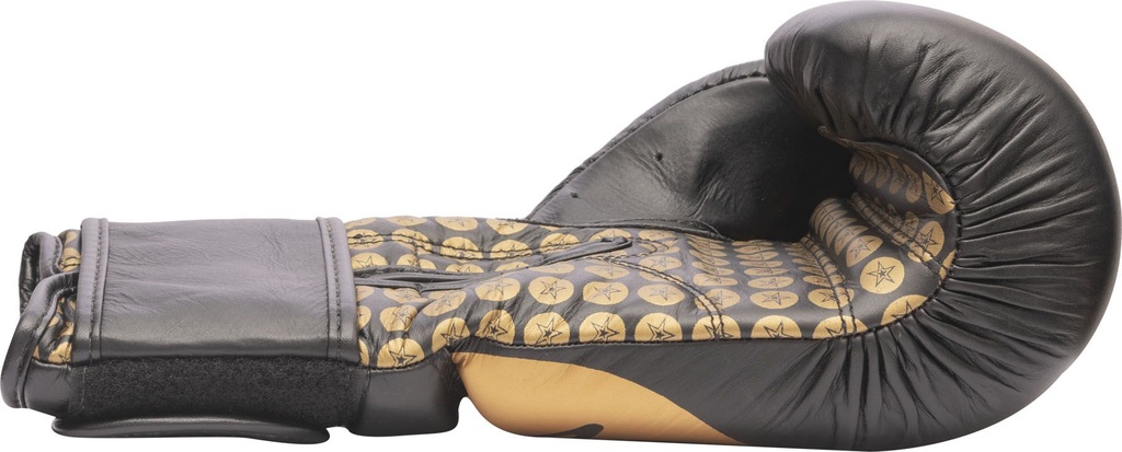 Top Ten Boxhandschuhe Wrist Star, Schwarz-Gold