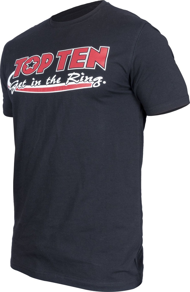 Top Ten T-Shirt Get in the Ring, Schwarz