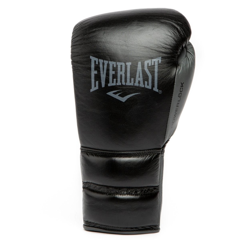 Everlast Boxhandschuhe Powerlock 2 Pro mit Schnürung, Schwarz-Grau
