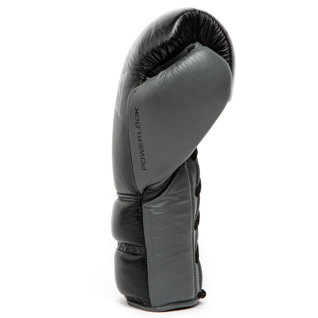 Everlast Boxhandschuhe Powerlock 2 Pro mit Schnürung, Schwarz-Grau