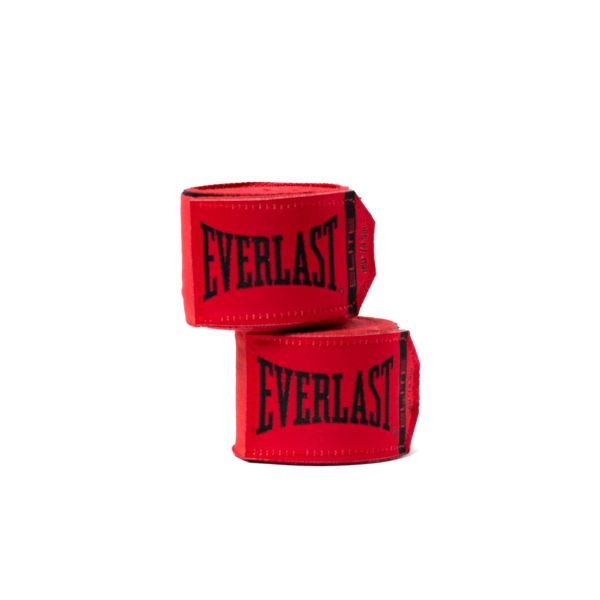 Everlast Boxbandagen Elite 4,5m Halbelastisch, Rot 3