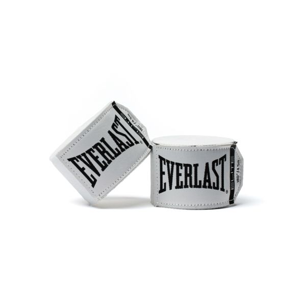 Everlast Boxbandagen Elite 4,5m Halbelastisch, Weiß 2