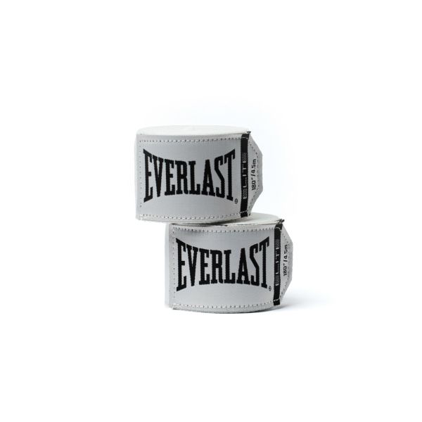 Everlast Boxbandagen Elite 4,5m Halbelastisch, Weiß 3
