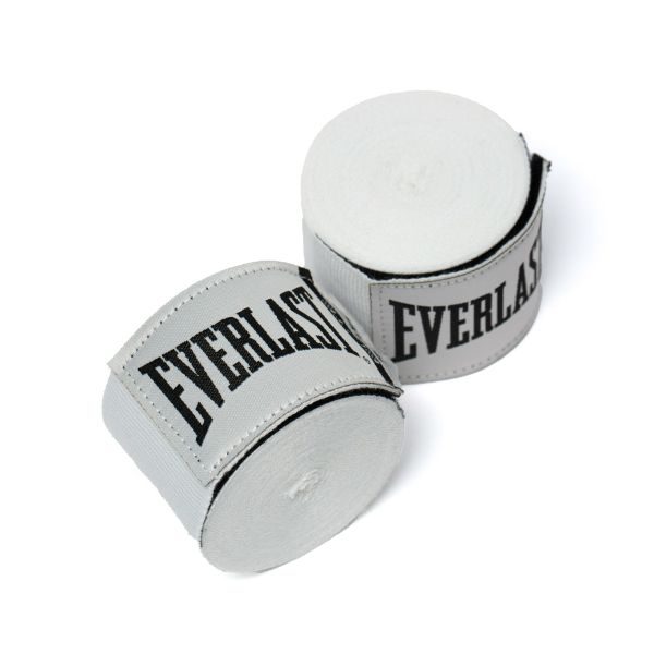Everlast Boxbandagen Elite 4,5m Halbelastisch, Weiß 4