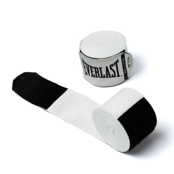 Everlast Boxbandagen Elite 4,5m Halbelastisch, Weiß 5