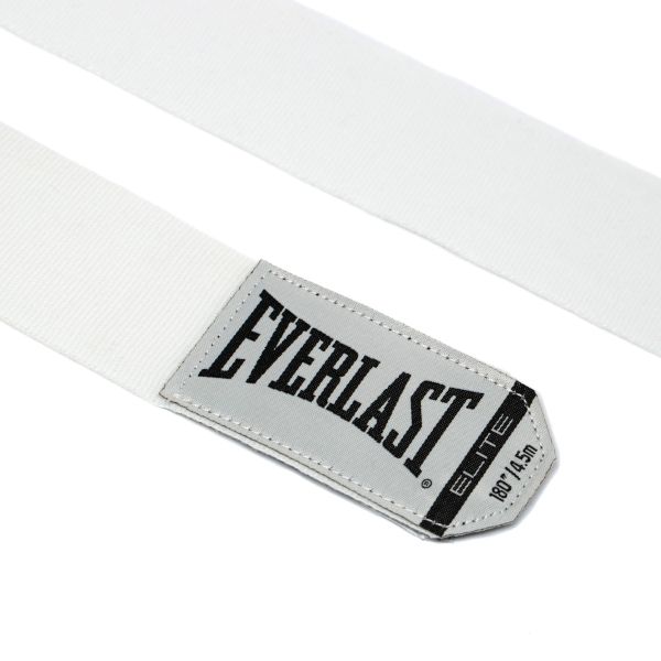 Everlast Boxbandagen Elite 4,5m Halbelastisch, Weiß 6