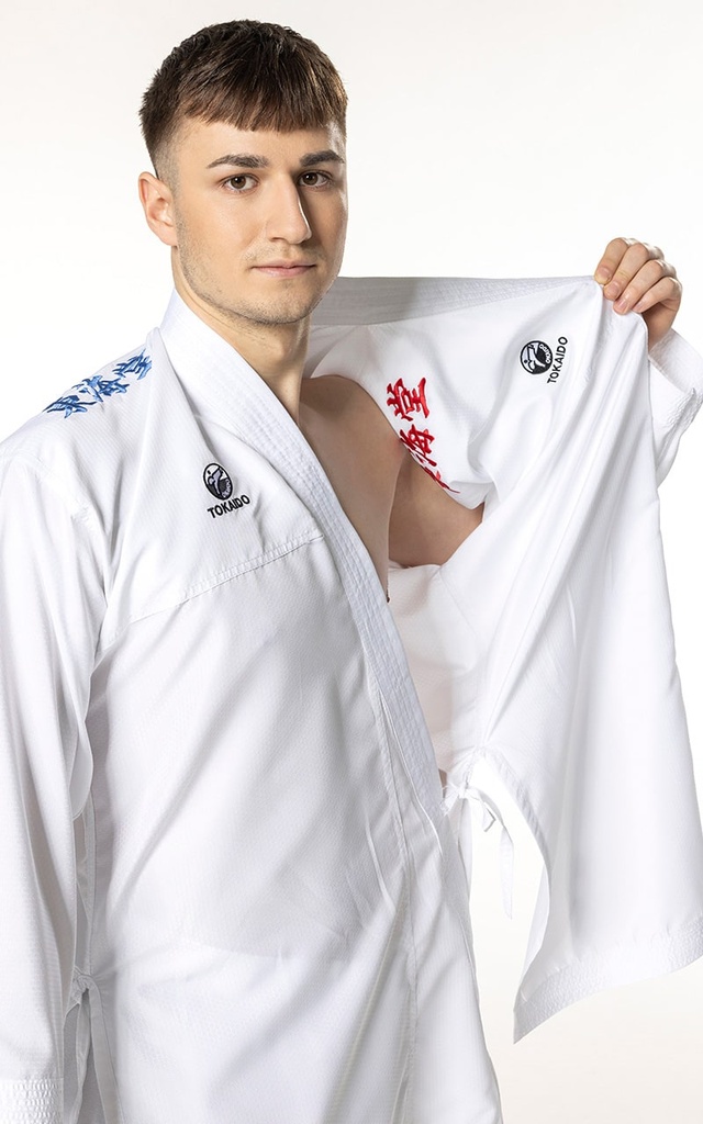 Tokaido Karate Anzug Kumite Master K1 WKF 3,5oz, Weiß