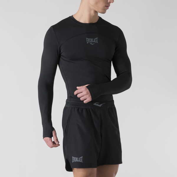 Everlast Compression Shirt, Schwarz 4