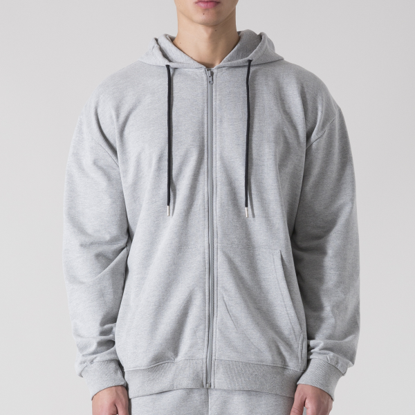 Everlast Hoodie Square Logo Zipped, Grau 2