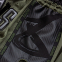 8Weapons Muay Thai Shorts Carbon Underworld Olive, Grün