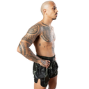 8Weapons Muay Thai Shorts Carbon Underworld Olive, Grün