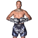 8Weapons Muay Thai Shorts Shift, Schwarz