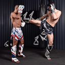 8Weapons Muay Thai Shorts Shift, Schwarz