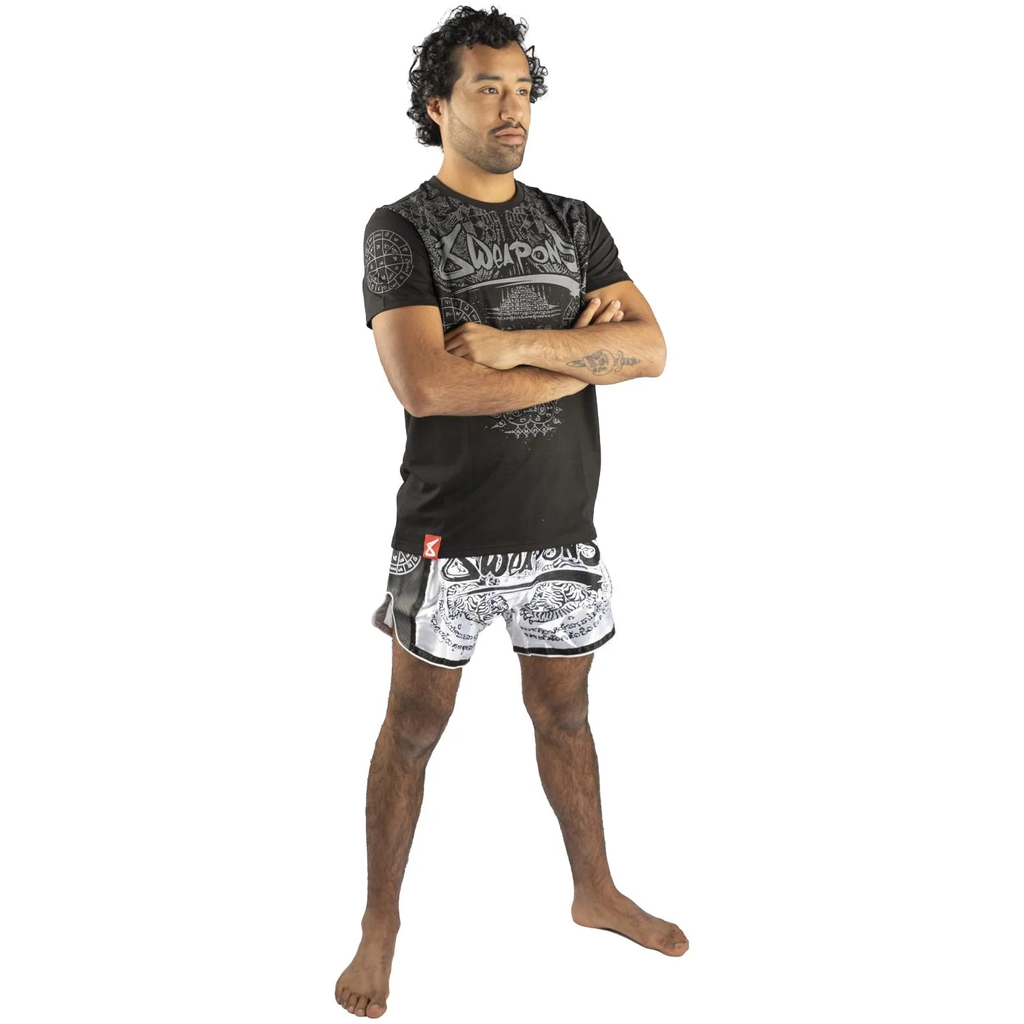 8Weapons Muay Thai T-Shirt Yantra, Schwarz
