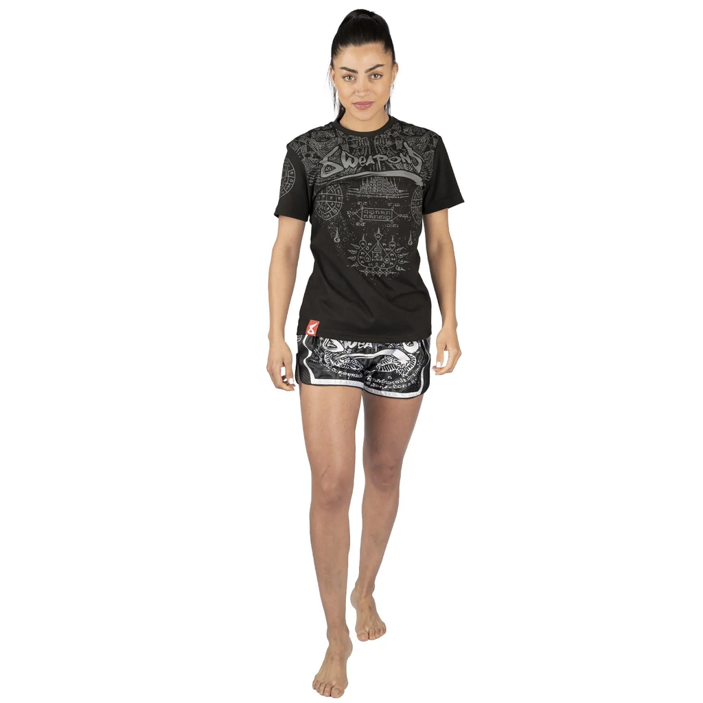 8Weapons Muay Thai T-Shirt Yantra, Schwarz