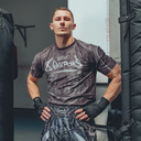 8Weapons T-Shirt Functional Tiger Yant, Schwarz-Grau