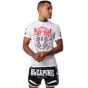8Weapons T-Shirt Sak Yant Tigers, Weiß