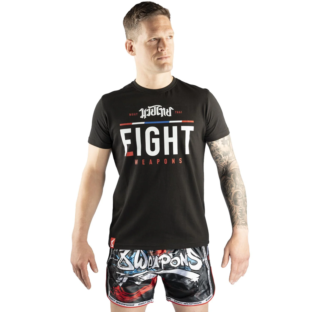 8Weapons T-Shirt The Fight, Schwarz