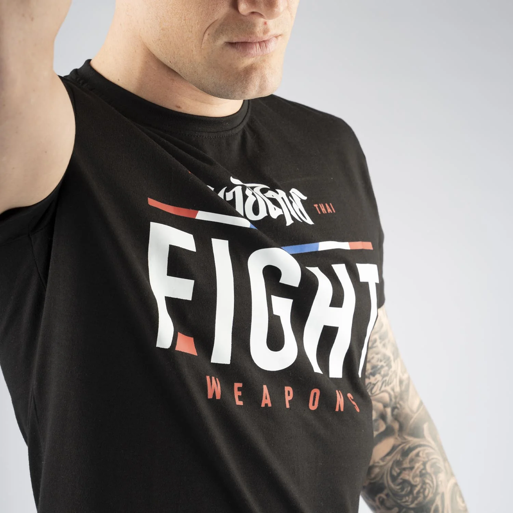 8Weapons T-Shirt The Fight, Schwarz