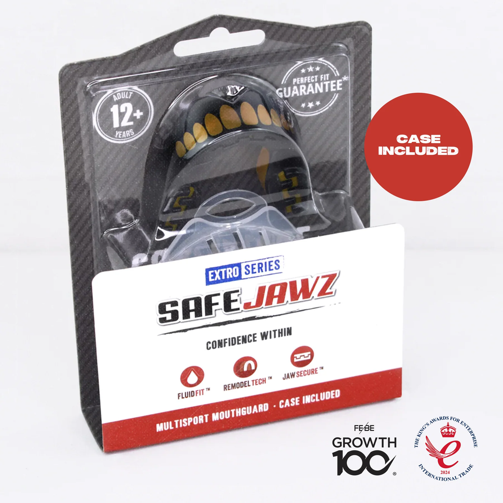 Safejawz Mundschutz Extro Serie Goldie, Black