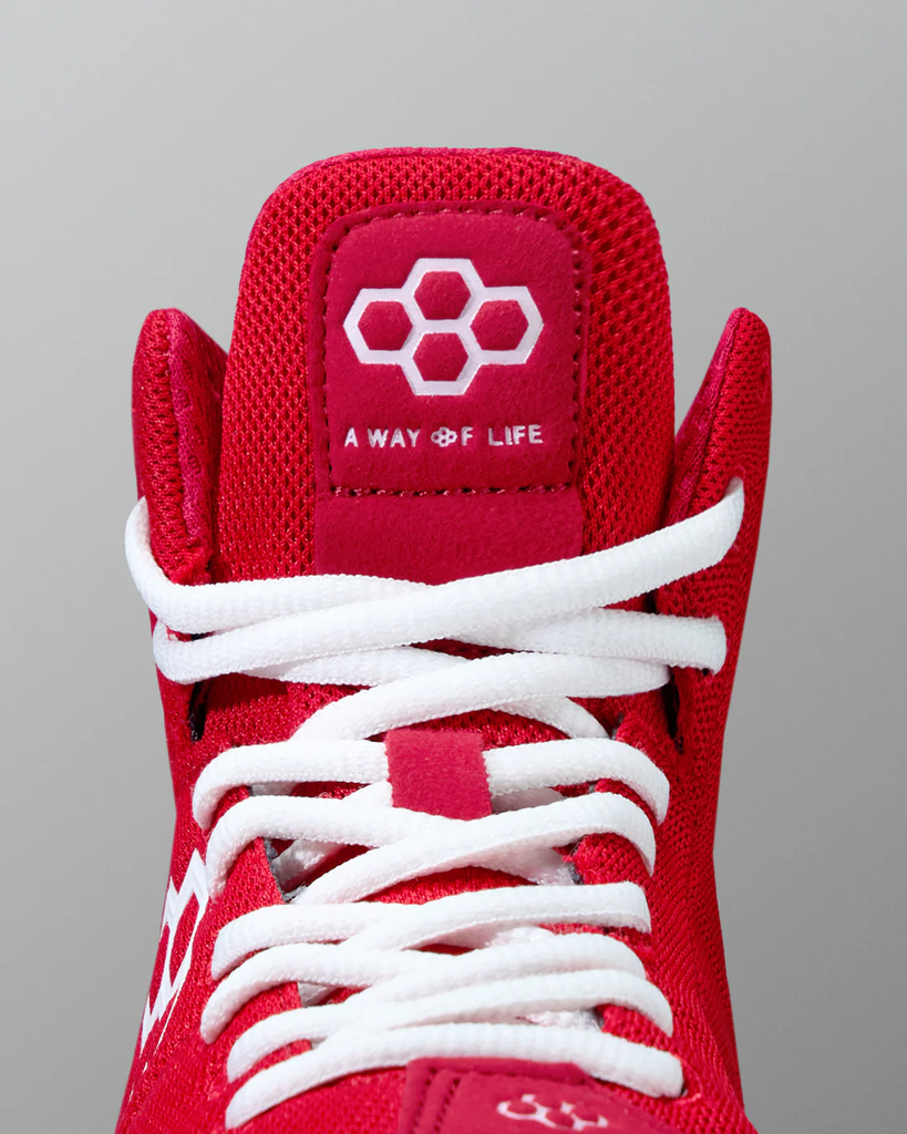 Rudis Ringerschuhe Courage Crimson, Rot