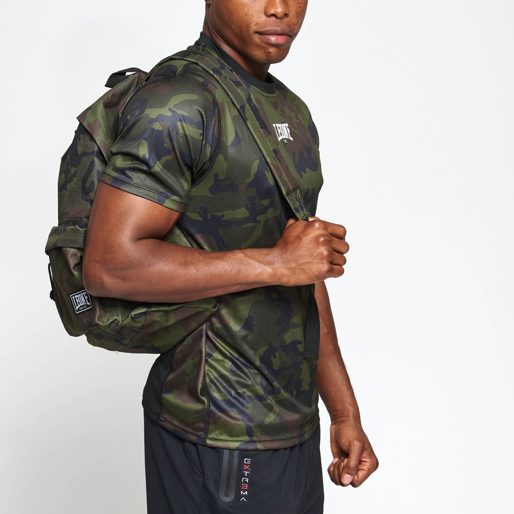 Leone Camo T-Shirt grün lifted