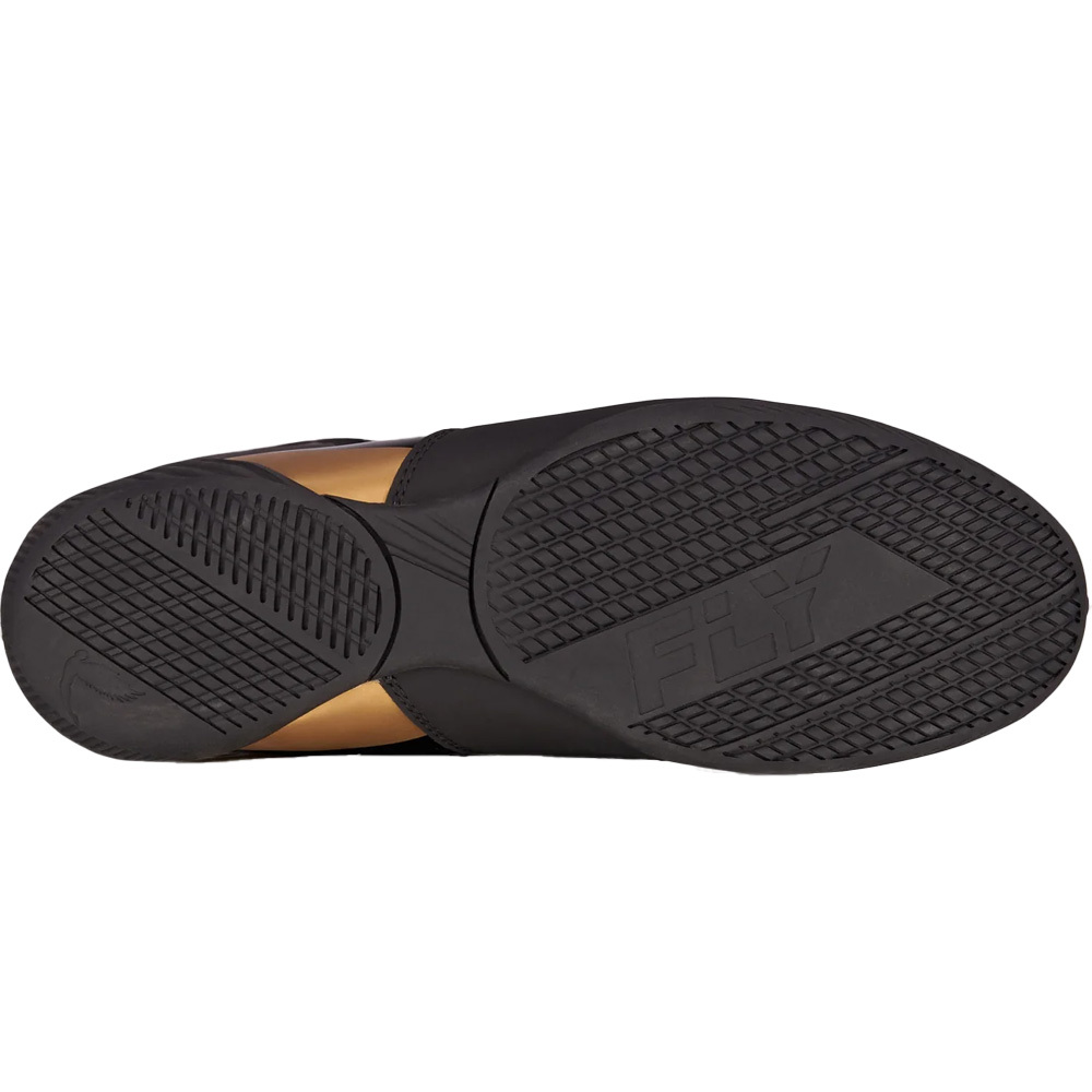 Fly Boxschuhe Storm, Schwarz-Gold 4