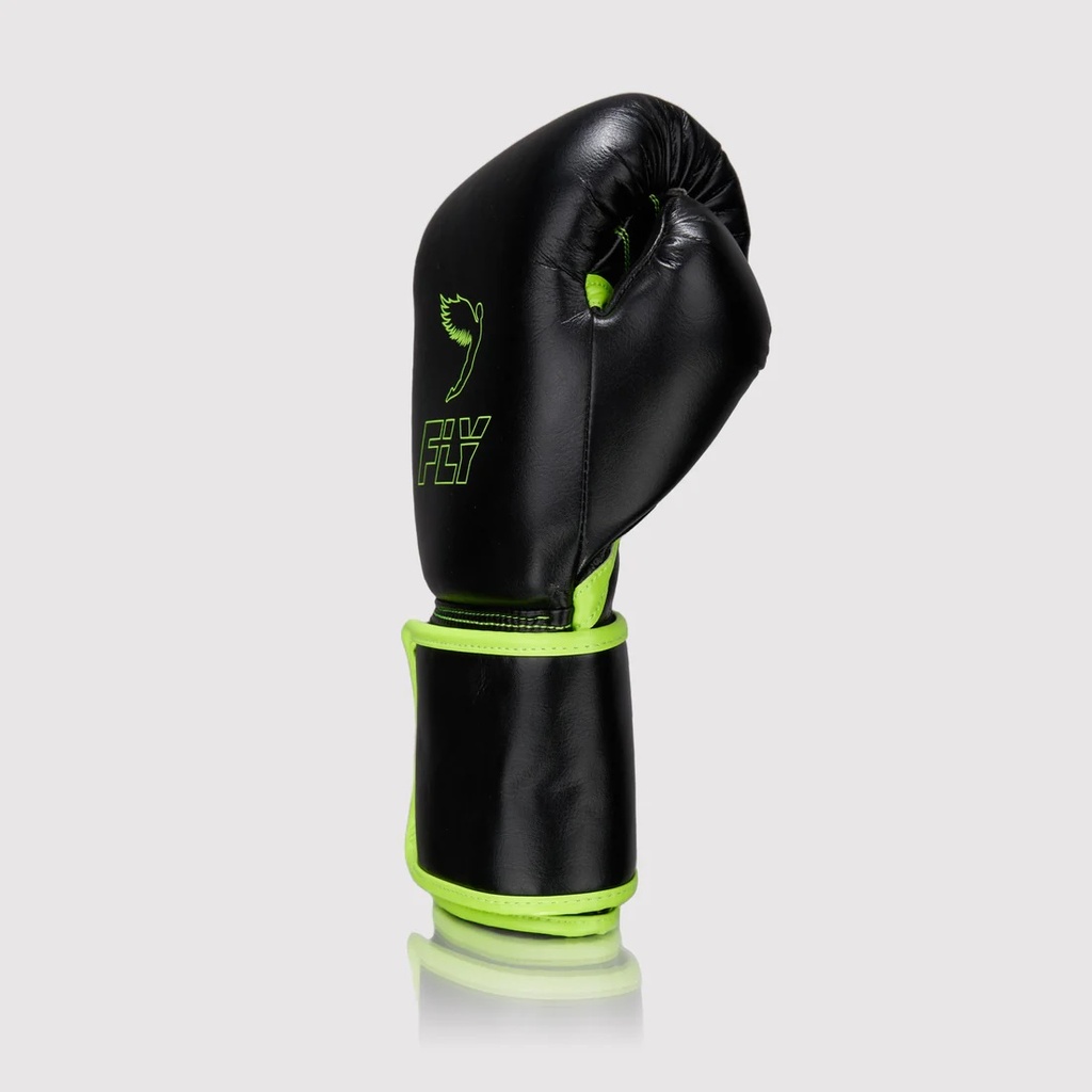 Fly Boxhandschuhe Superloop X, Schwarz-Grün 2