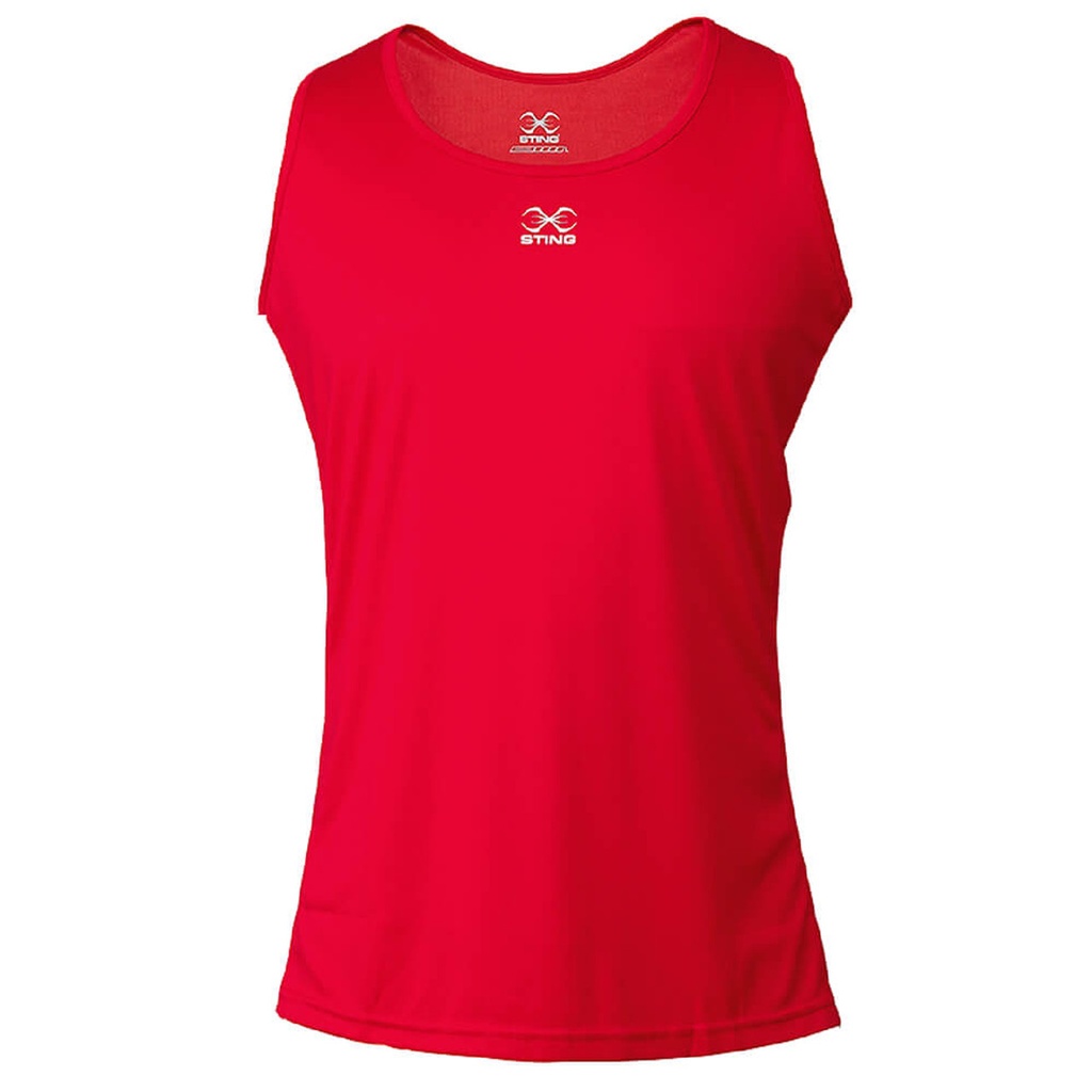 Sting Boxing Tank Top Mettle Competition, Rot
