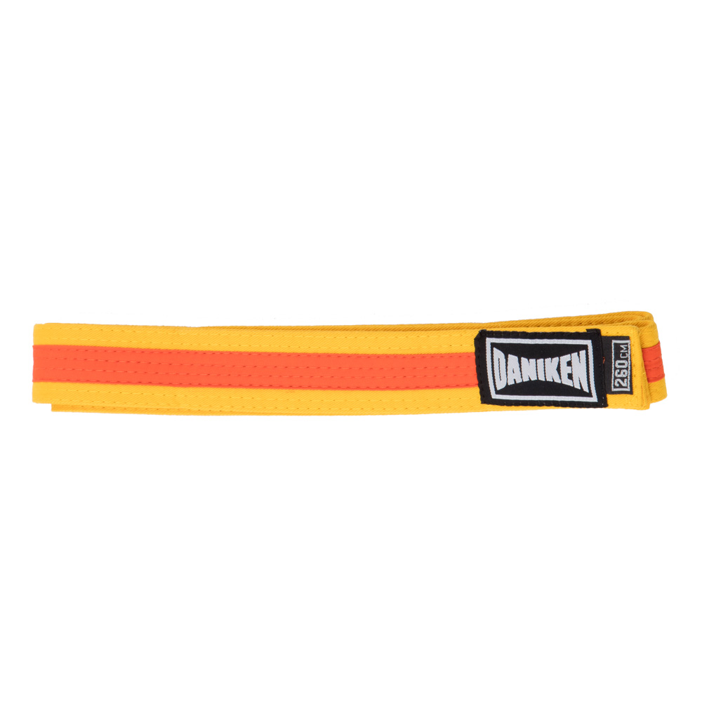 Daniken Martial Arts Belt, Yellow-Orange