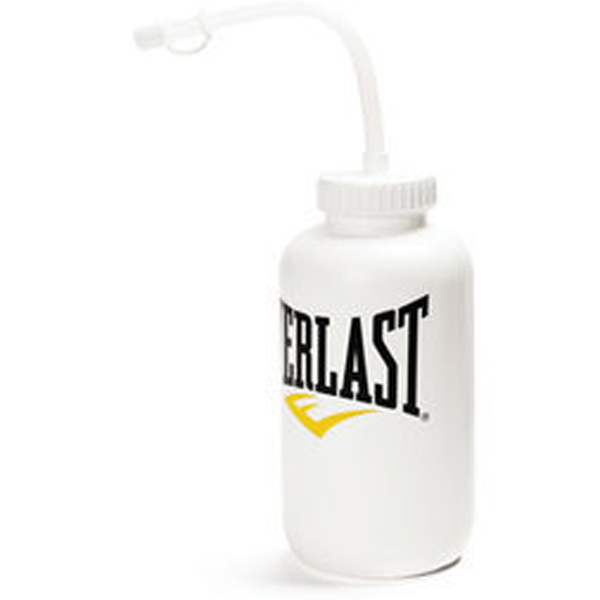 Everlast Trinkflasche mit Halm, White