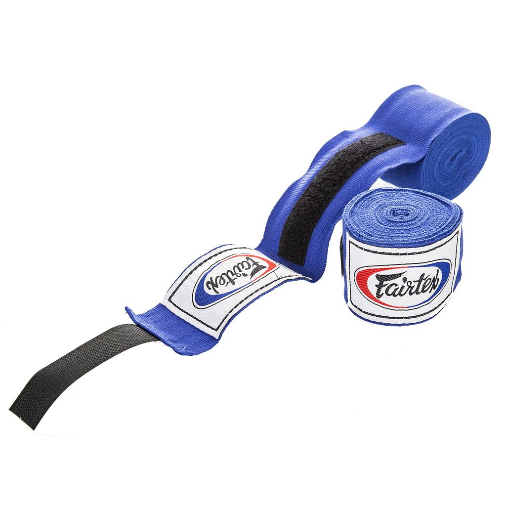 Fairtex Boxbandagen 4,5m Halbelastisch, Blau