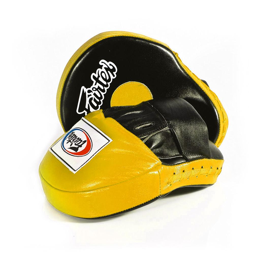 Fairtex Boxpratzen Ultimate Contoured FMV9, Schwarz-Gelb