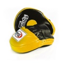 Fairtex Punch Mitts Ultimate Contoured FMV9, Black-Yellow