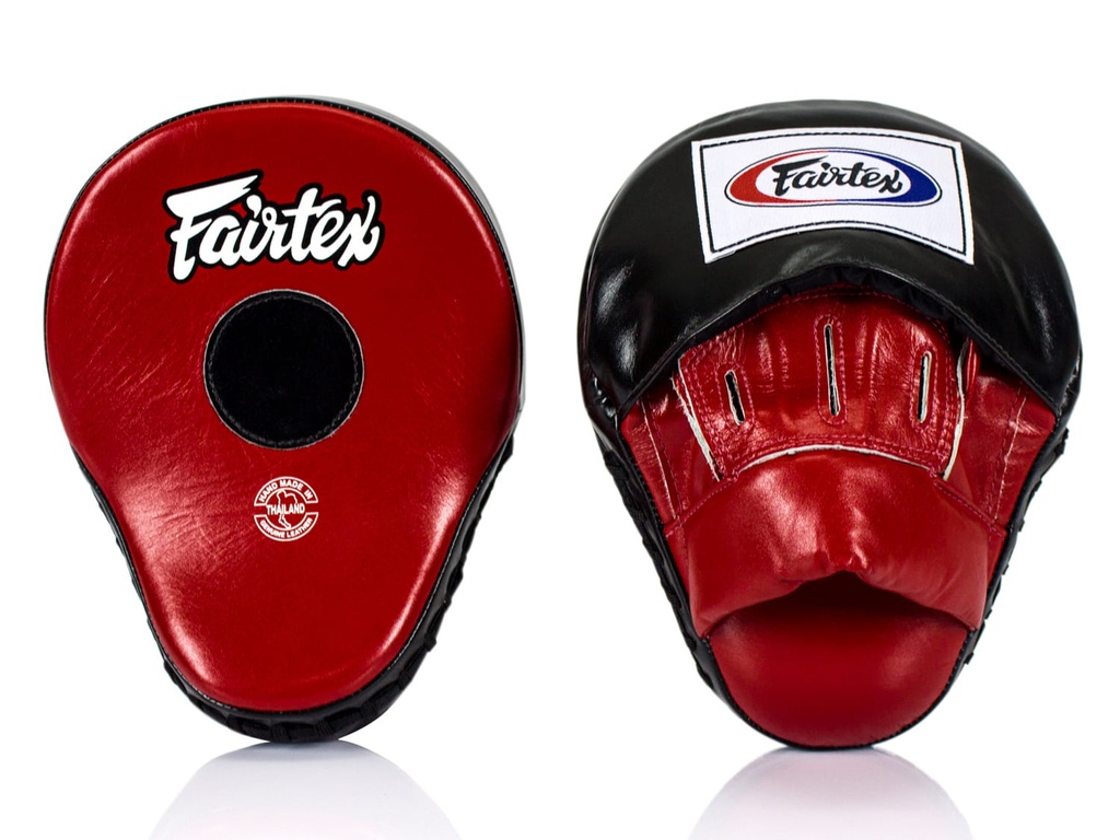 Fairtex Boxpratzen Ultimate Contoured FMV9, Schwarz-Rot