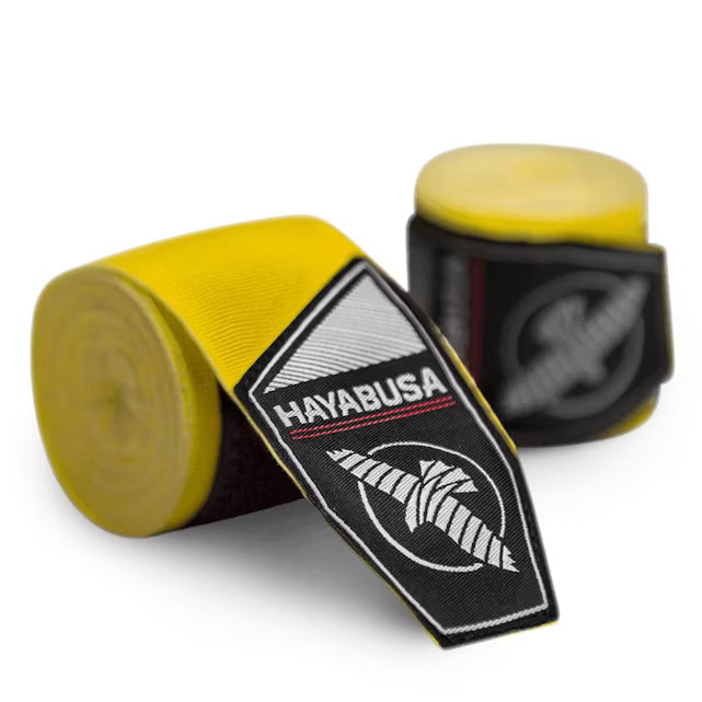 Hayabusa Boxbandagen Perfect Stretch 4,5m Halbelastisch, Gelb
