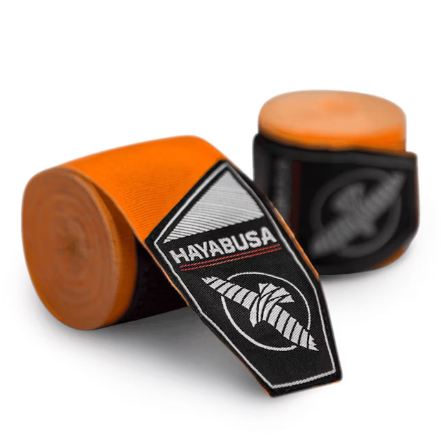Hayabusa Boxbandagen Perfect Stretch 4,5m Halbelastisch, Orange