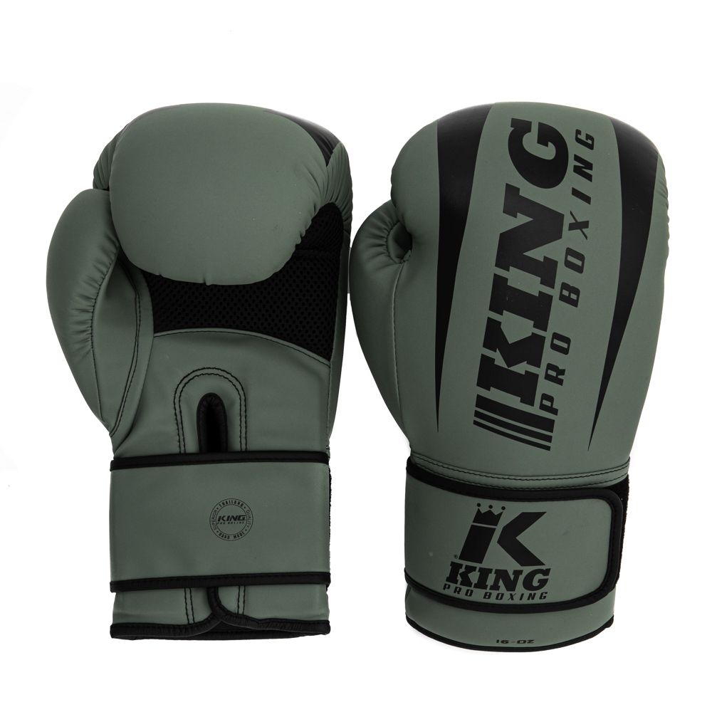 King Pro Boxing Boxhandschuhe Revo, Dunkelgrün