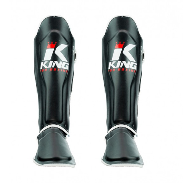King Pro Boxing Shin Guards SG1, Green-White