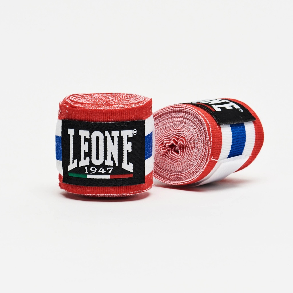 Leone Hand Wrap 4.5m Semi-Elastic, Red-White-Blue