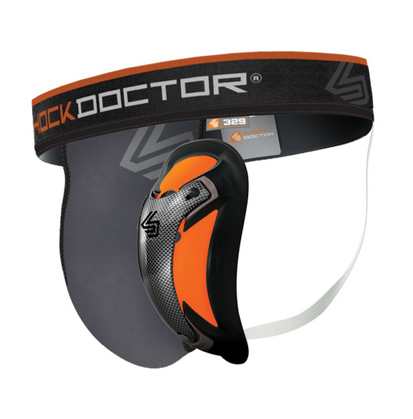 Shock Doctor Tiefschutz mit Ultra Carbon Flex Cup, Schwarz