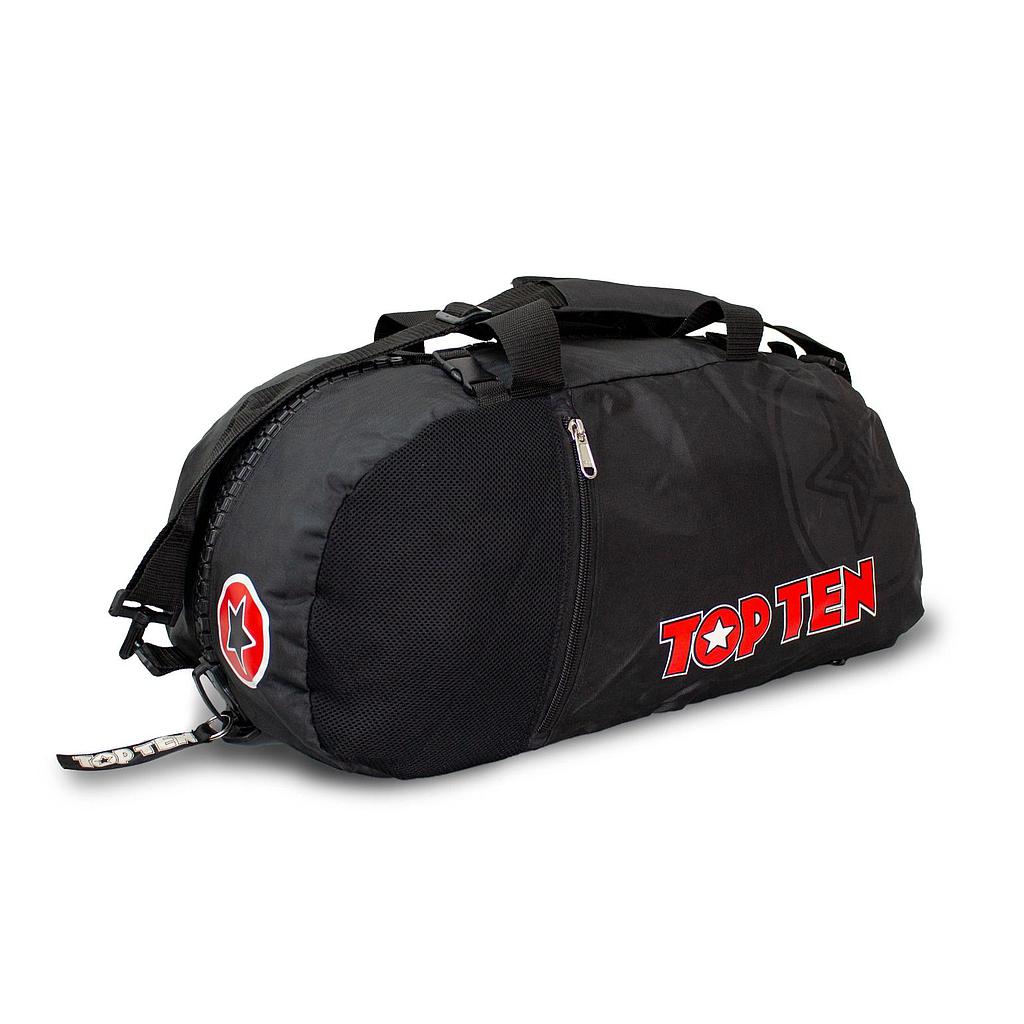 Top Ten Sporttasche/Rucksack S, Schwarz-Rot