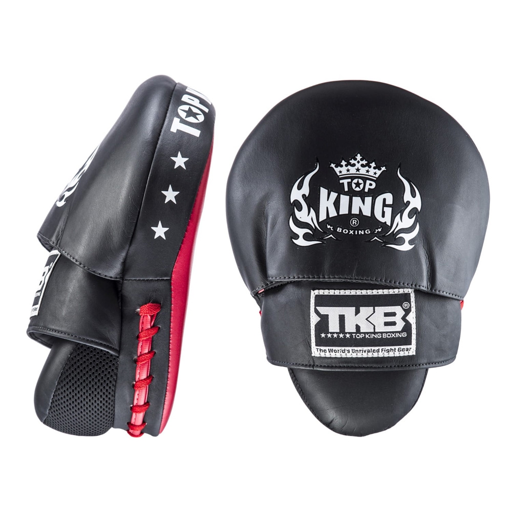 Top King Punch Mitts Super, Black-Red