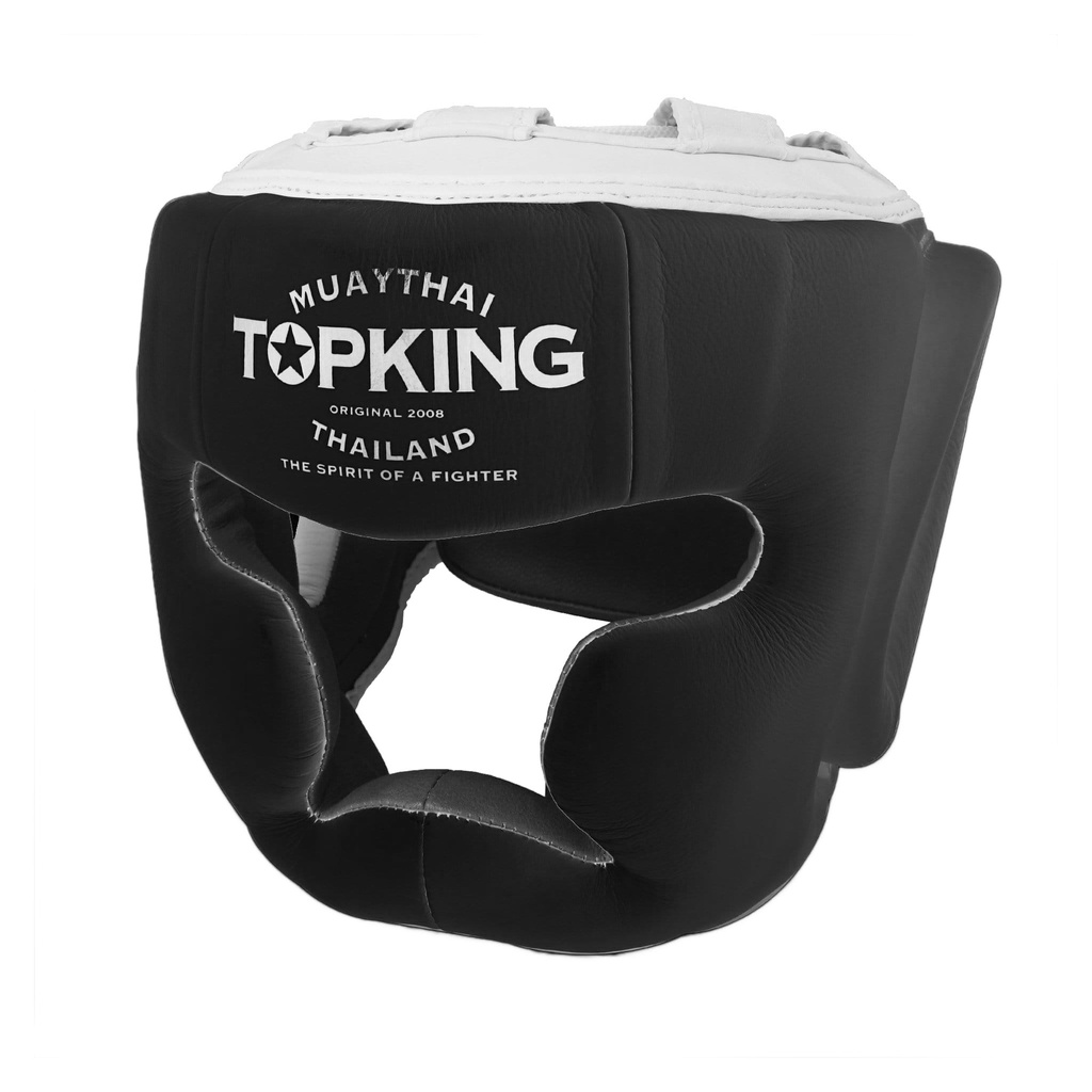 Top King Head Guard Extra Coverage, Black-White